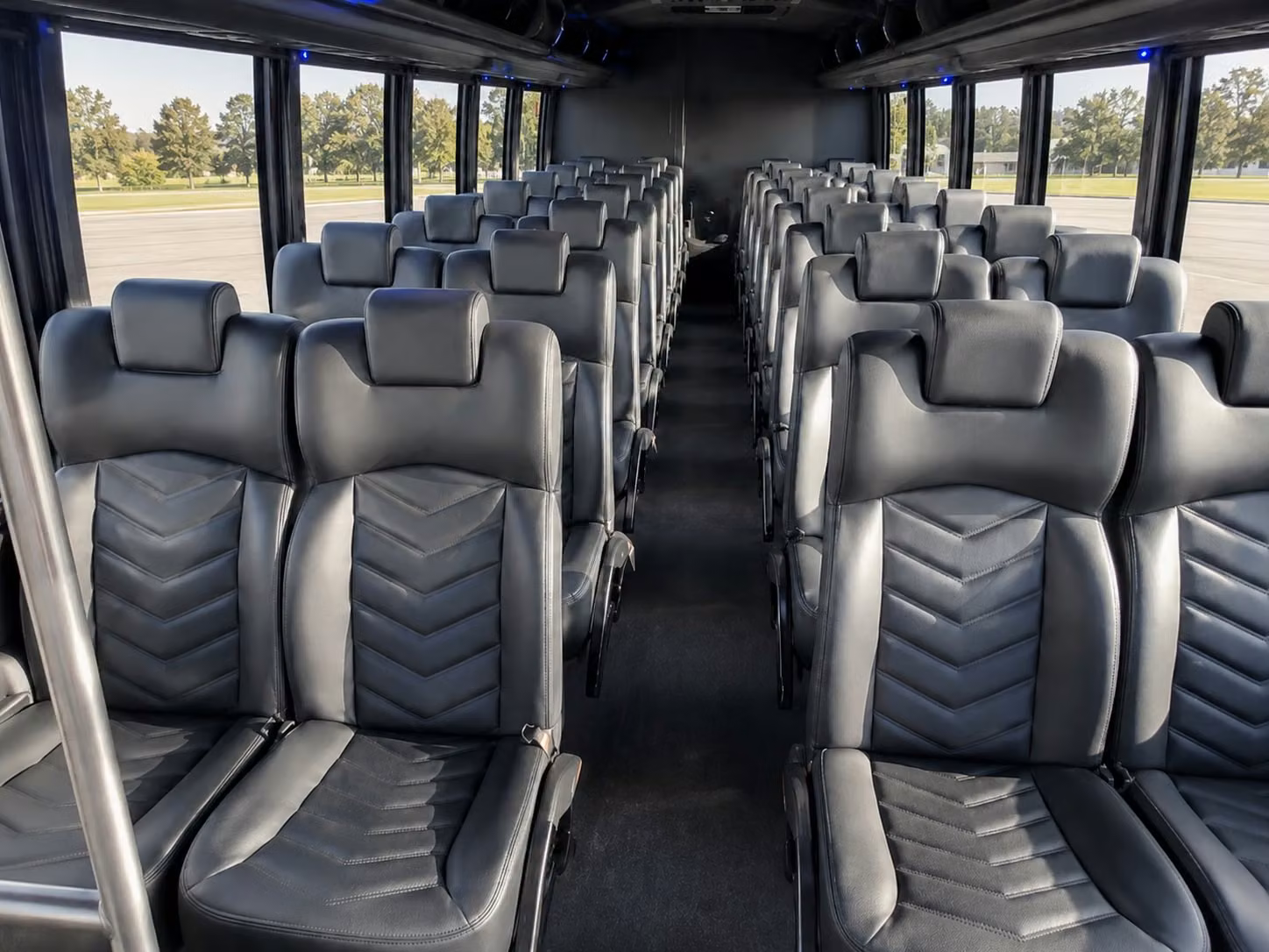 15 passenger minibus inside