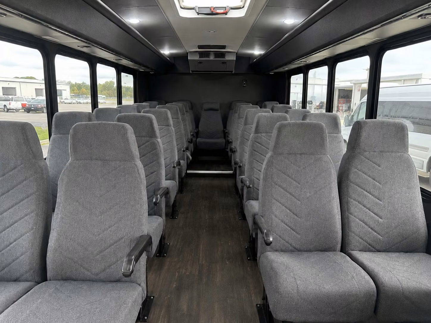 15 passenger minibus interior