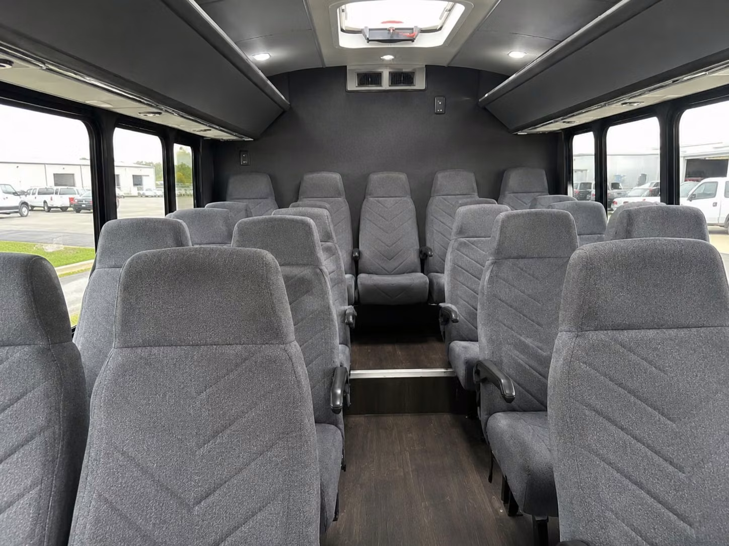 20 passenger minibus interior