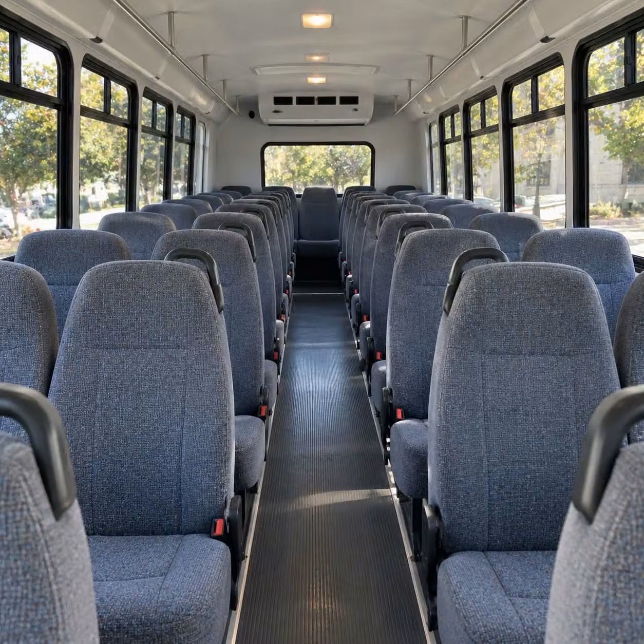 30 passenger minibus inside