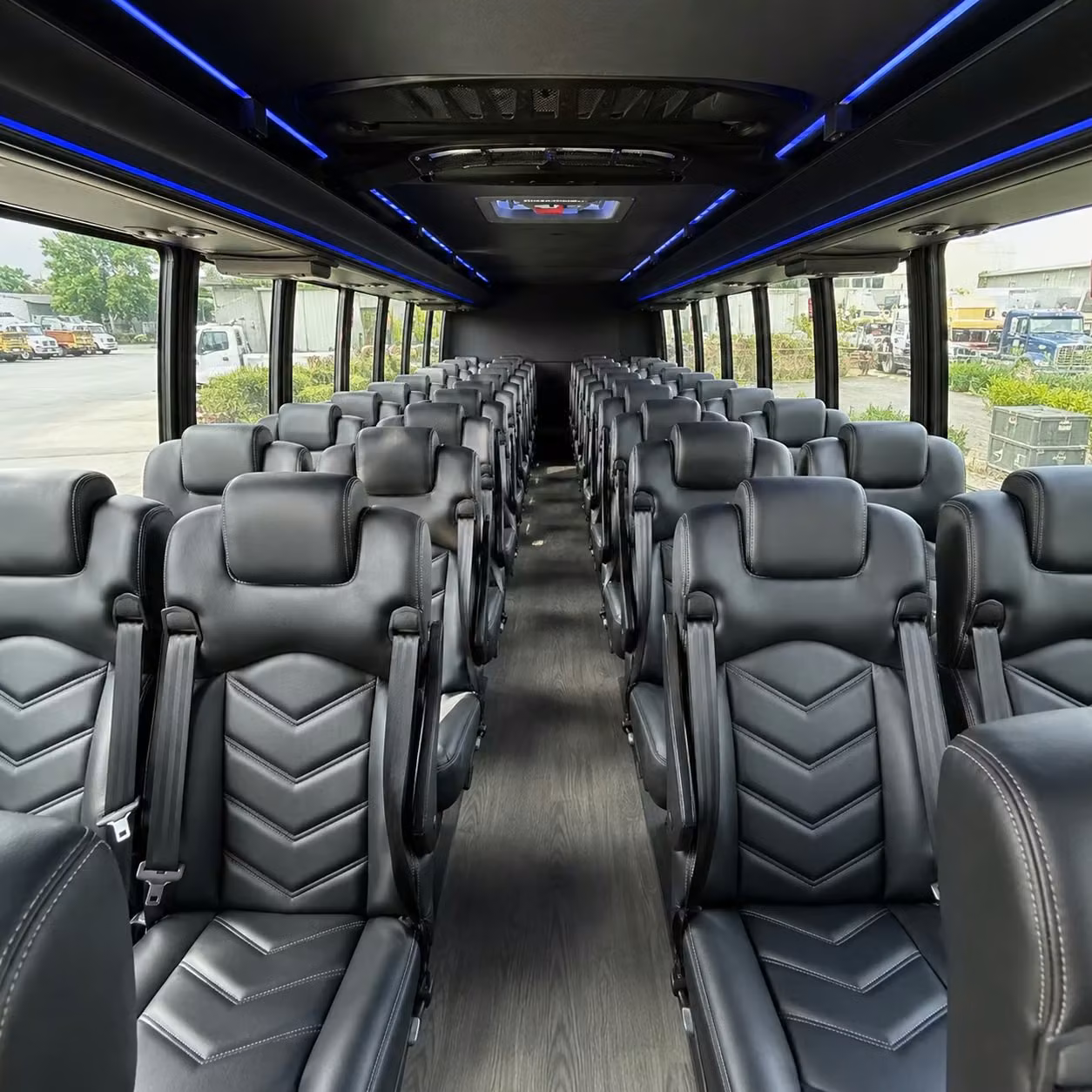 35 passenger minibus interior