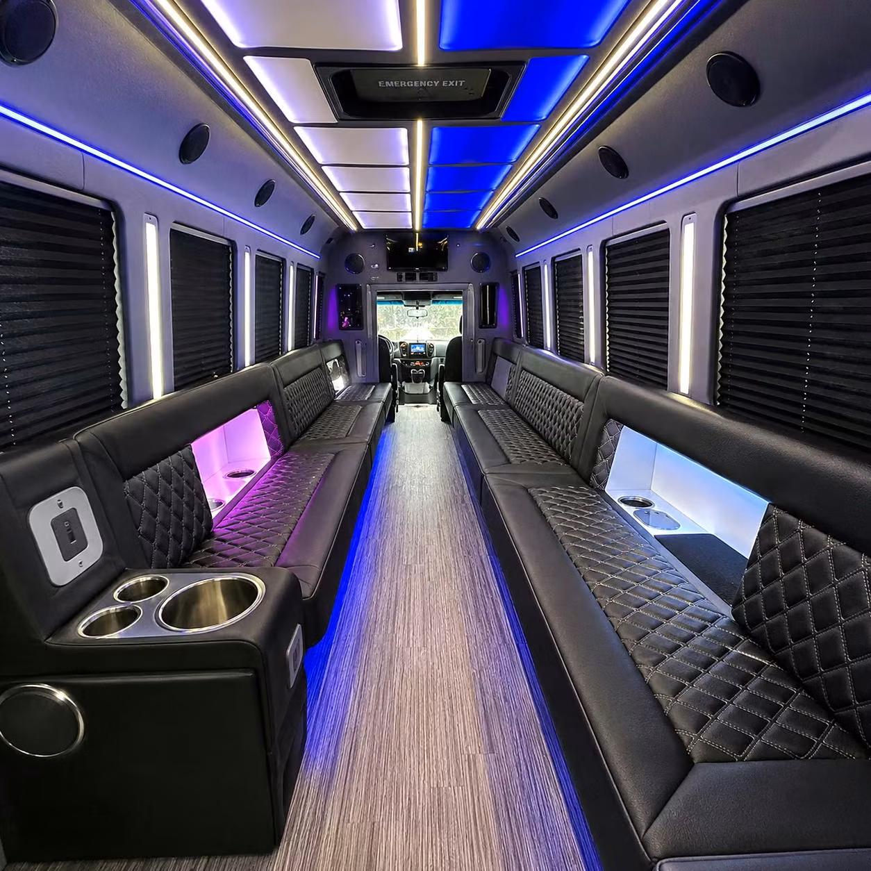 party bus interior