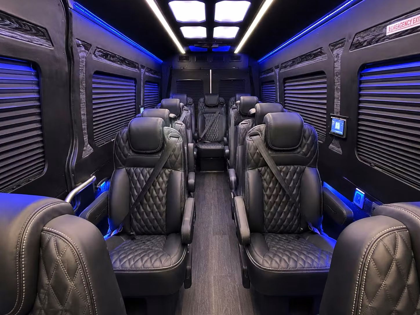 sprinter van with driver inside