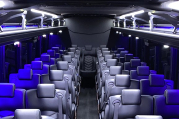 St. Louis Charter Bus Interior