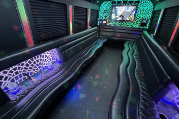 St. Louis Limo Bus Interior